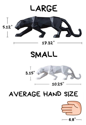 cairt sizing figurine panther