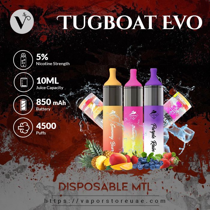 Buy tugboat Evo Vape from Vapor Store UAE | Tugboat Evo Price
