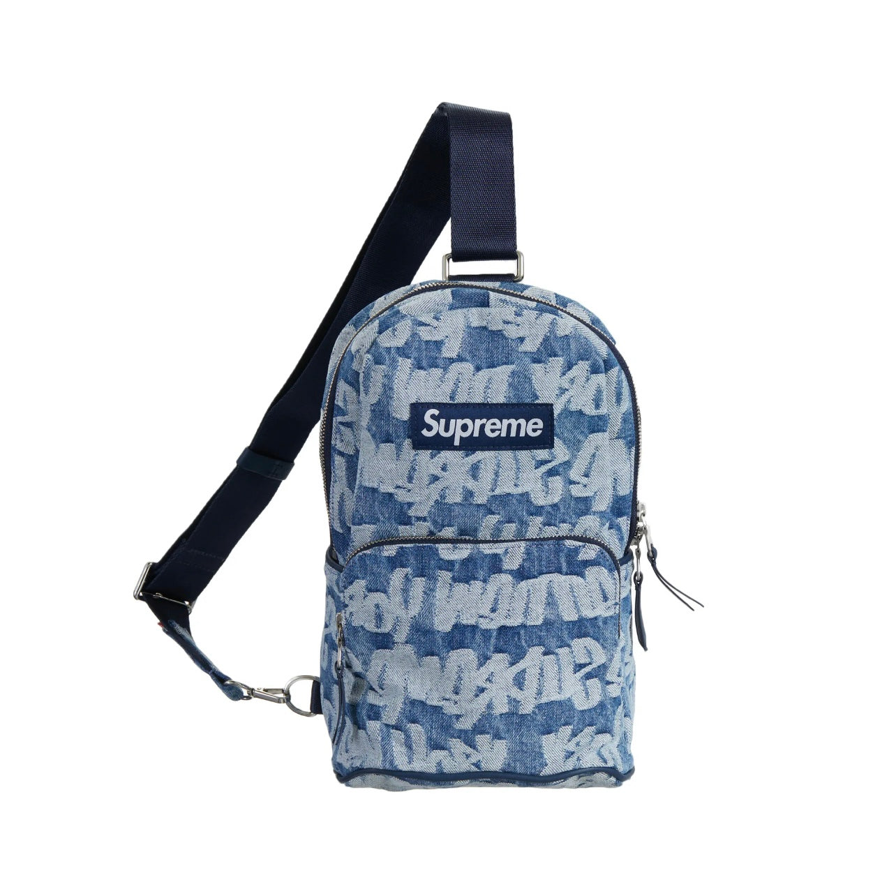 新品即決 Supreme Fat Tip Jacquard Denim Backpack ecousarecycling.com