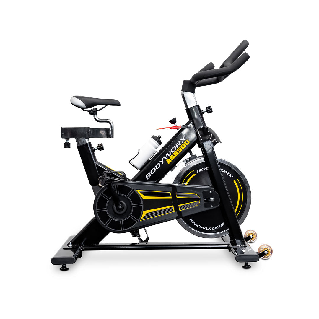 Bodyworx Spin Bike with LCD Performance Monitor Fitness