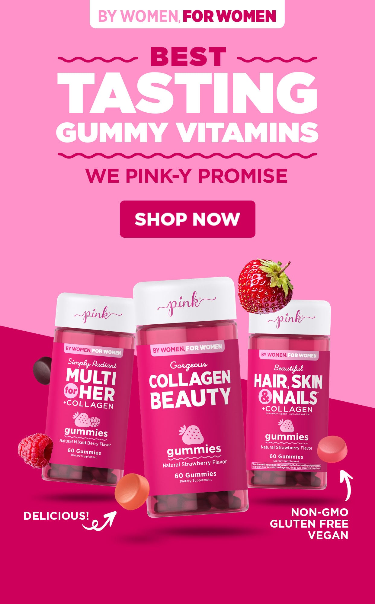 Our Story, Shop Women's Multivitamins and Supplements