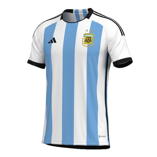 Mens Argentina 3-Star Campeon Mundial Commemorative Jersey