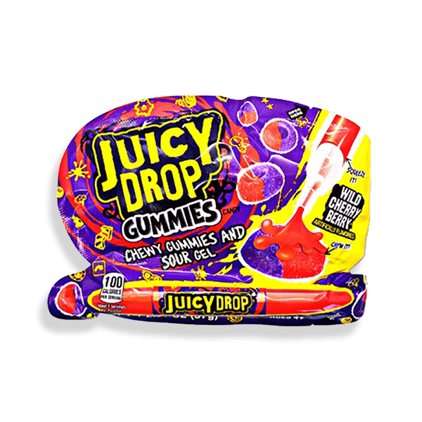 Juicy Drop Gummies With Sour Gel Pen Exoticers 