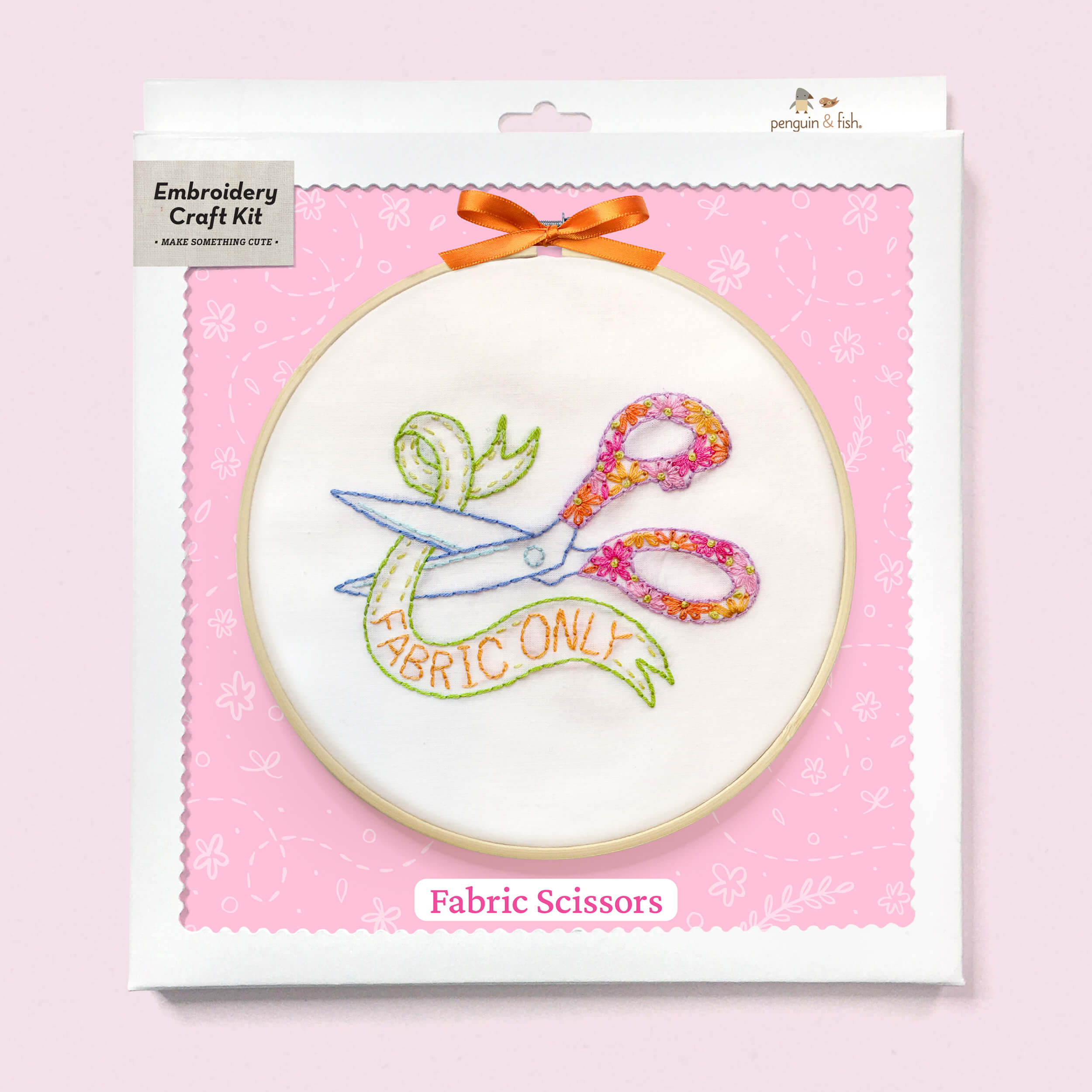 Fabric Scissors embroidery kits in a box