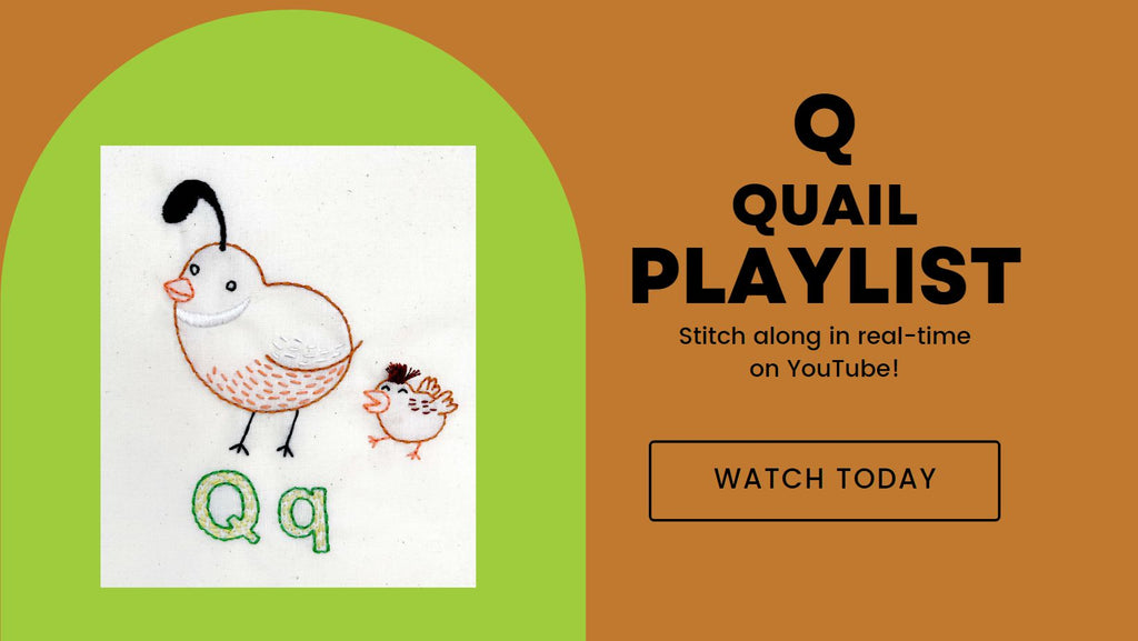 Quail Playlist - ABC Stitch Along