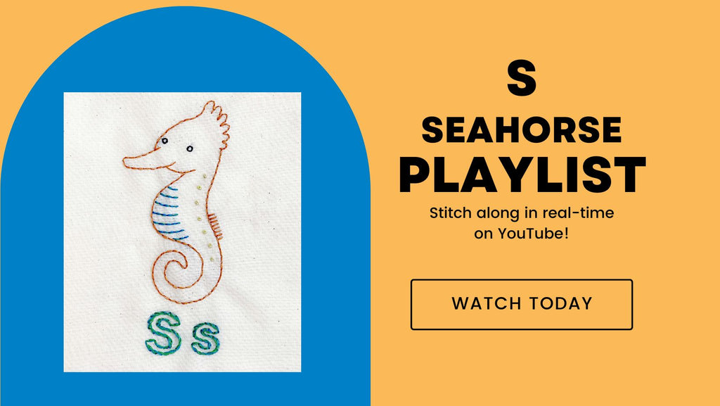 Seahorse stitch along videos playlist