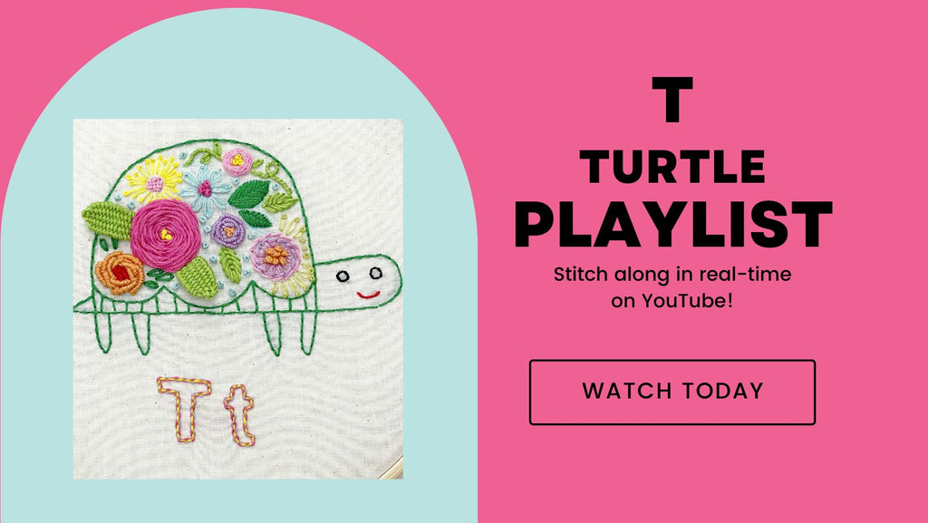 T Turtle stitch along playlist