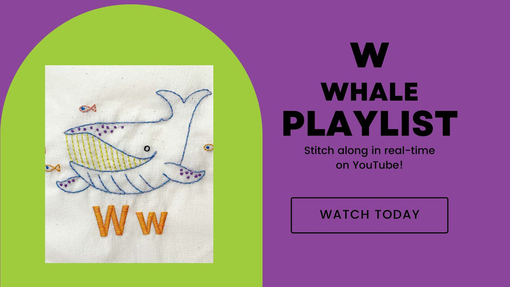 W-Whale Stitch Along replay videos