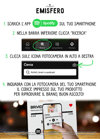 Cuscino Cuore Personalizzato con foto e nome con Codice Spotify