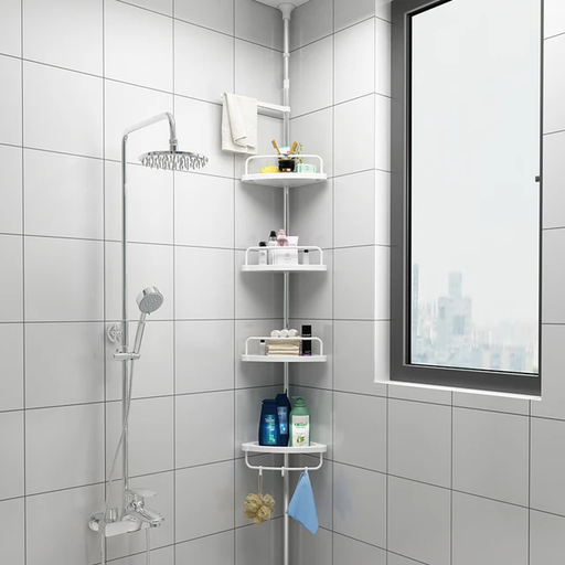 4 Shelves Bathroom Bathtub Shower Caddy Holder Corner Rack Shelf Organizer  Accessory UB 