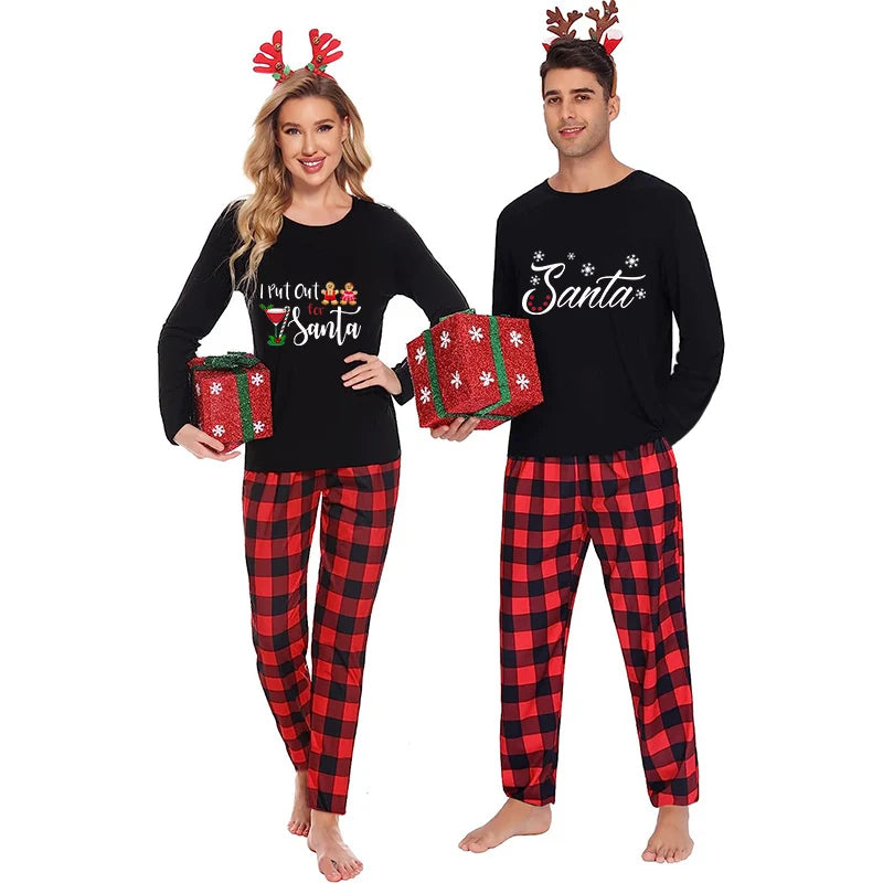 Our First Christmas Pajamas, Couples Christmas Pajamas, Matching