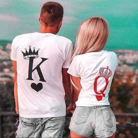 king and queen couple shirts