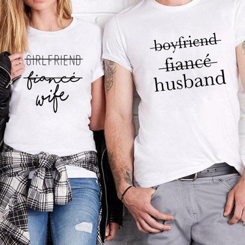 husband and wife tee shirt