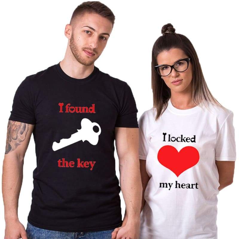 Dream, team, half heart, love, matching couple, he, she T-Shirt