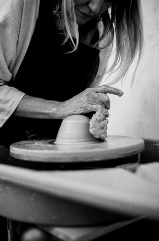 Tabliers d'art Shuaige pour peindre des céramiques de poterie, hommes  femmes cuisine tabliers de cuisine imperméables à l'eau vert
