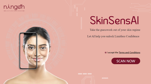 Skin Test With Ningen SkinSens AI