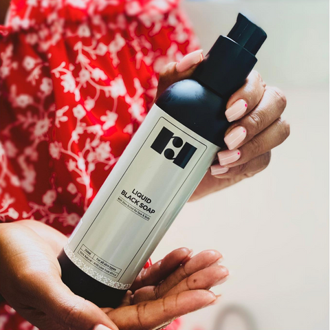 R&R Luxury liquid black soap 