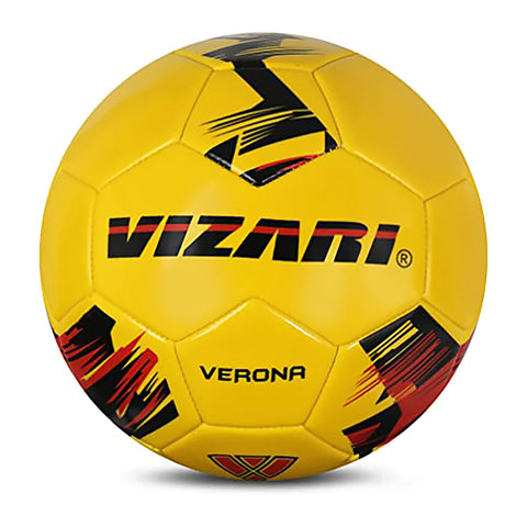 Verona Soccer Ball-Yellow/Black/Red