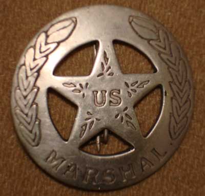 Round Texas Rangers Badge