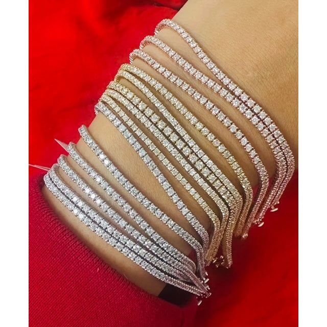Lab Diamond Bracelets In 14KT Gold Choose from 2 CTTW - 16 CTTW