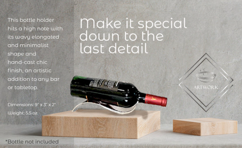 Enhance your space with Choixe’s Single Wine Bottle Holders