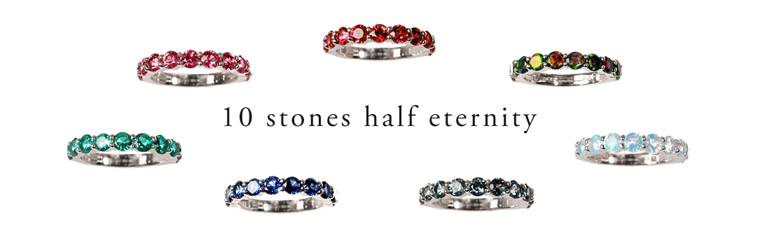 10 stones half eternity