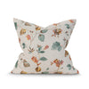 Ella Meadow Floral Embroidered Pillow Cover 20" x 20"