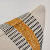 Detailed image of bess stripe Chenille throw pillow
