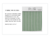 Emerald Green Ticking Stripe -Cover Only