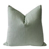 Emerald Green Ticking Stripe -Cover Only