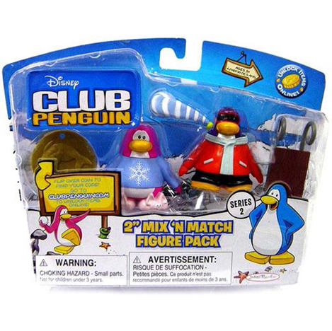 Club Penguin Mix N Match Series 2 Snowboarder & Pajama Bunny Slippers –  Movie Hero Toys