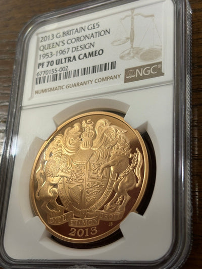 1984年 イギリス エリザベス2世 1/2ソブリン NGC PF70UCtakaコイン
