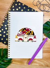 Load image into Gallery viewer, Maryland Mushroom &amp; Gnome Friends Sticker
