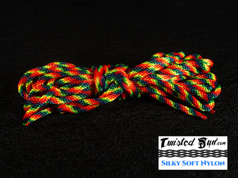 Mini Silky Soft Nylon Rope Flogger - Twisted Syn