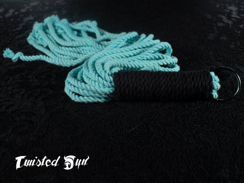 Full Size Silky Soft Nylon Rope Flogger - Twisted Syn