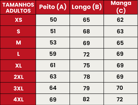 Guia de Tamanhos 802-804