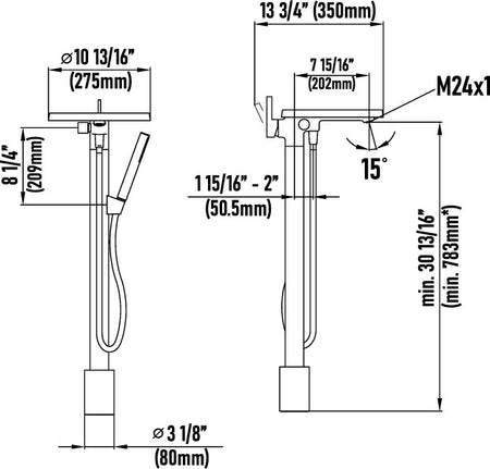 Laufen_Kartell_3213310041211_Technical_Drawing