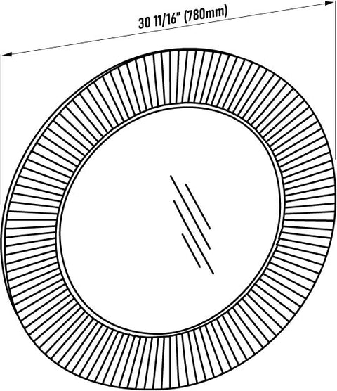 Laufen_Kartell_860337_Technical_Drawing_Top_View