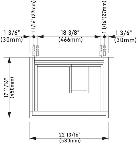 Laufen_Kartell_407568_Technical_Drawing_Top_View