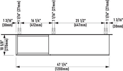 Laufen_Kartell_408291_Technical_Drawing_Top_View