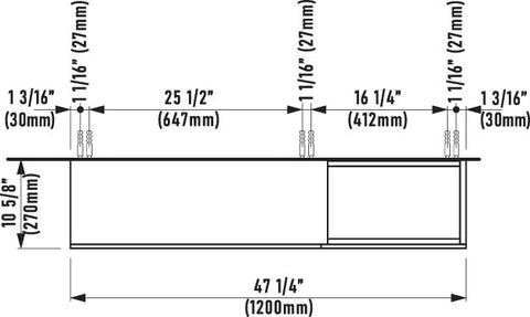 Laufen_Kartell_408292_Technical_Drawing_Top_View