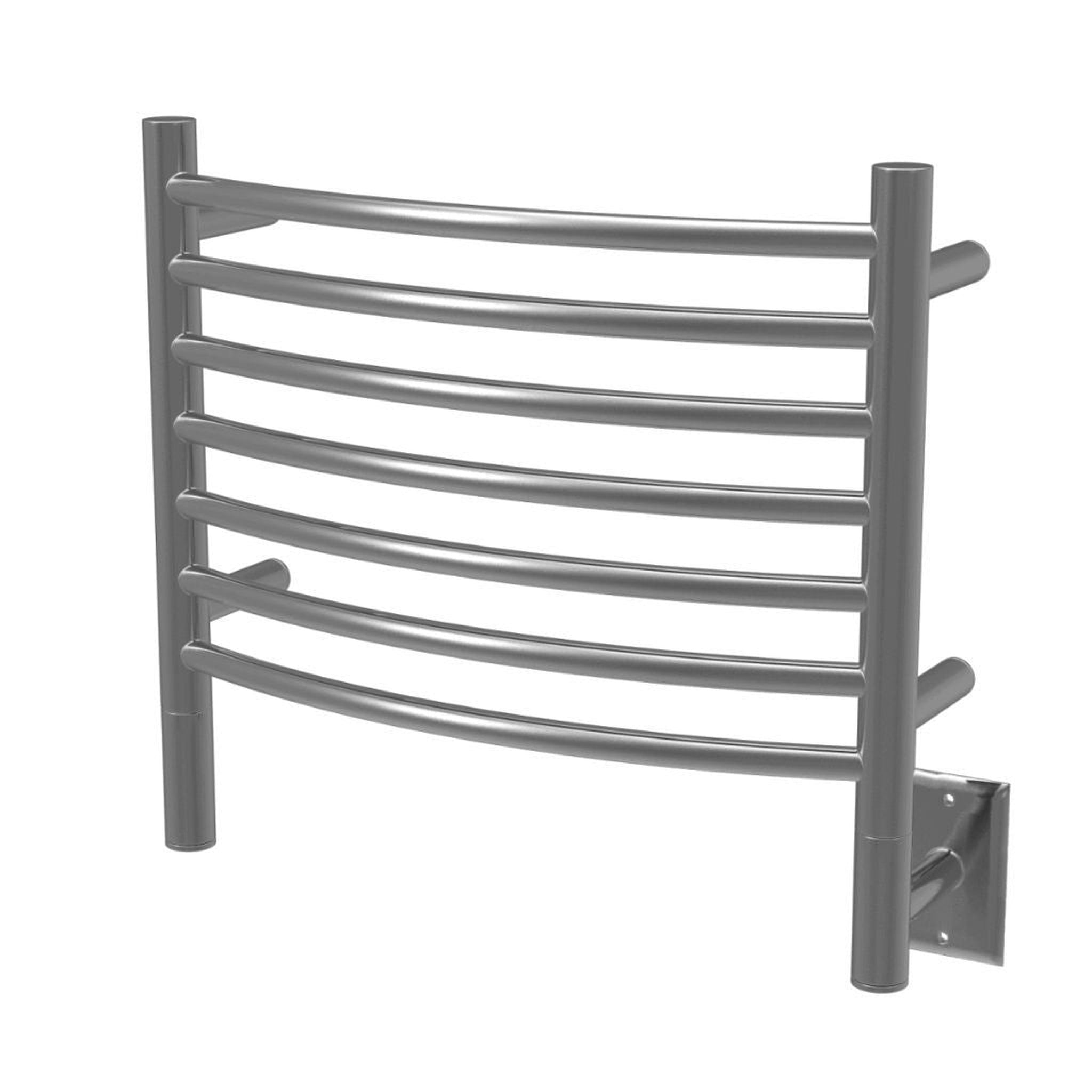 Amba Jeeves H Curved 7-Bar White Finish Hardwired Towel Warmer – US Bath  Store