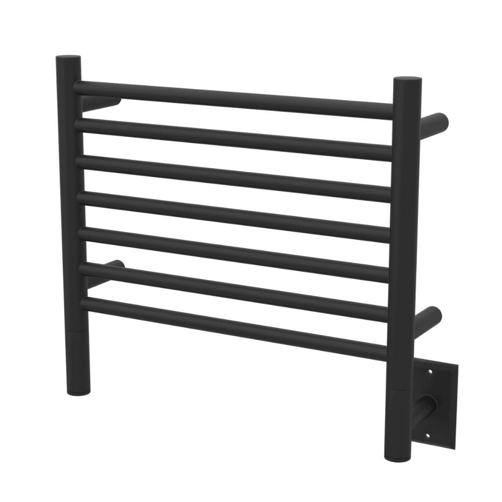 Amba Jeeves F Straight 7-Bar Matte Black Finish Hardwired Drying Rack – US  Bath Store