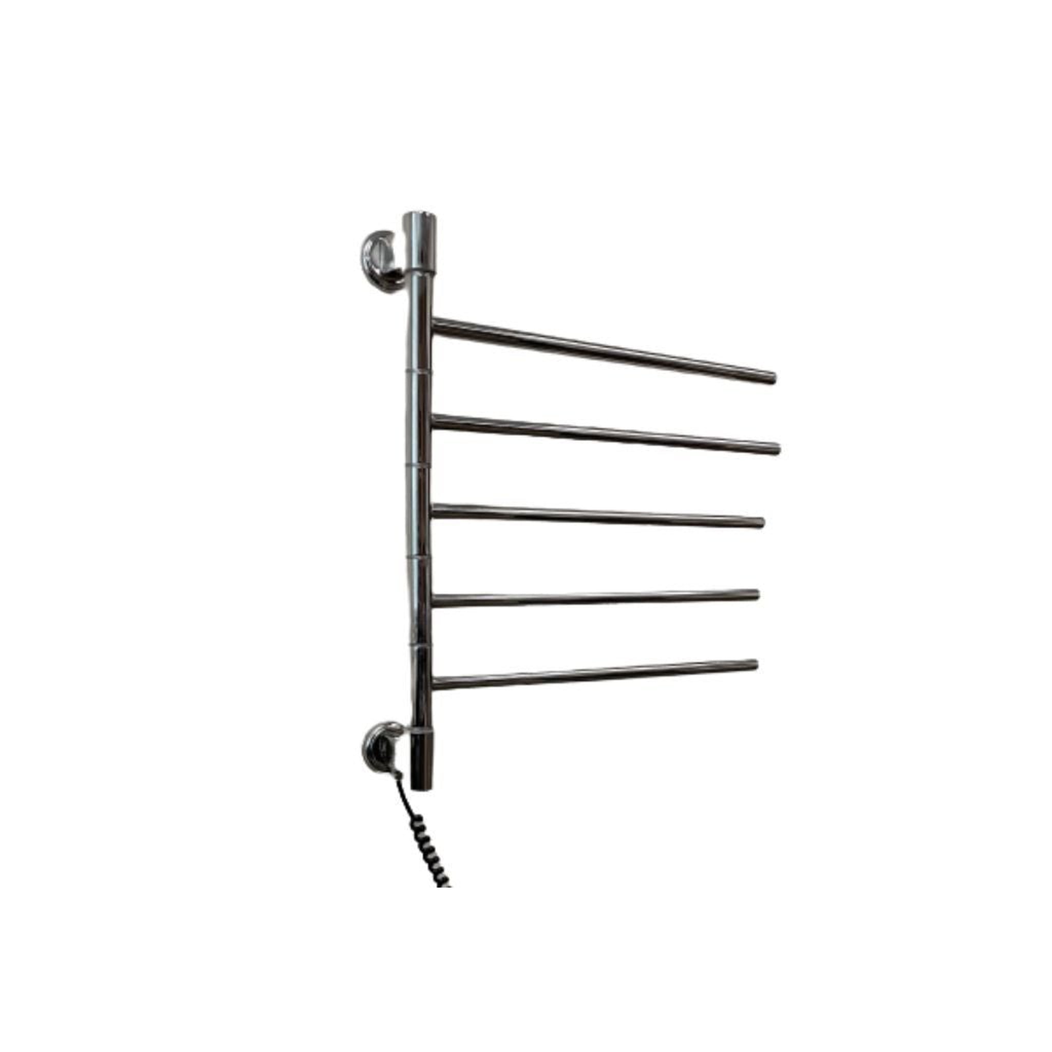 Amba Radiant Straight 10-Bar Satin Brass Hardwired Towel Warmer