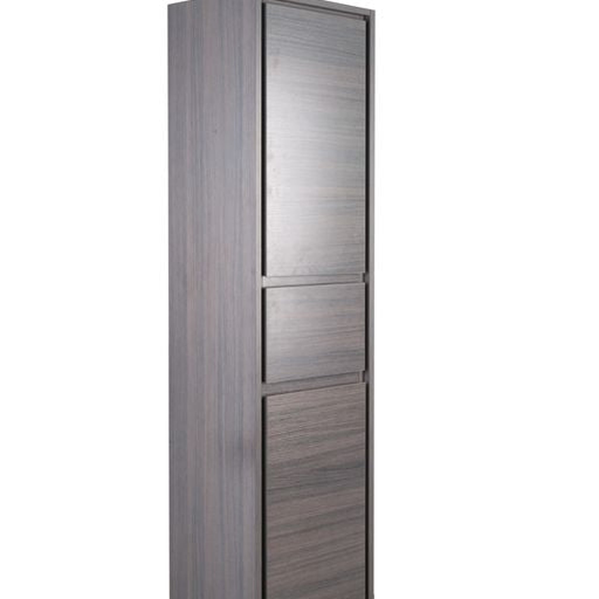 Oak Linen Cabinet - Atlanta 39'' Bathroom Storage - VanitySale