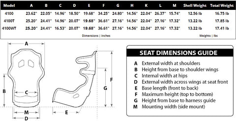 Racetech RT4100 Racing Seat – BBI Autosport