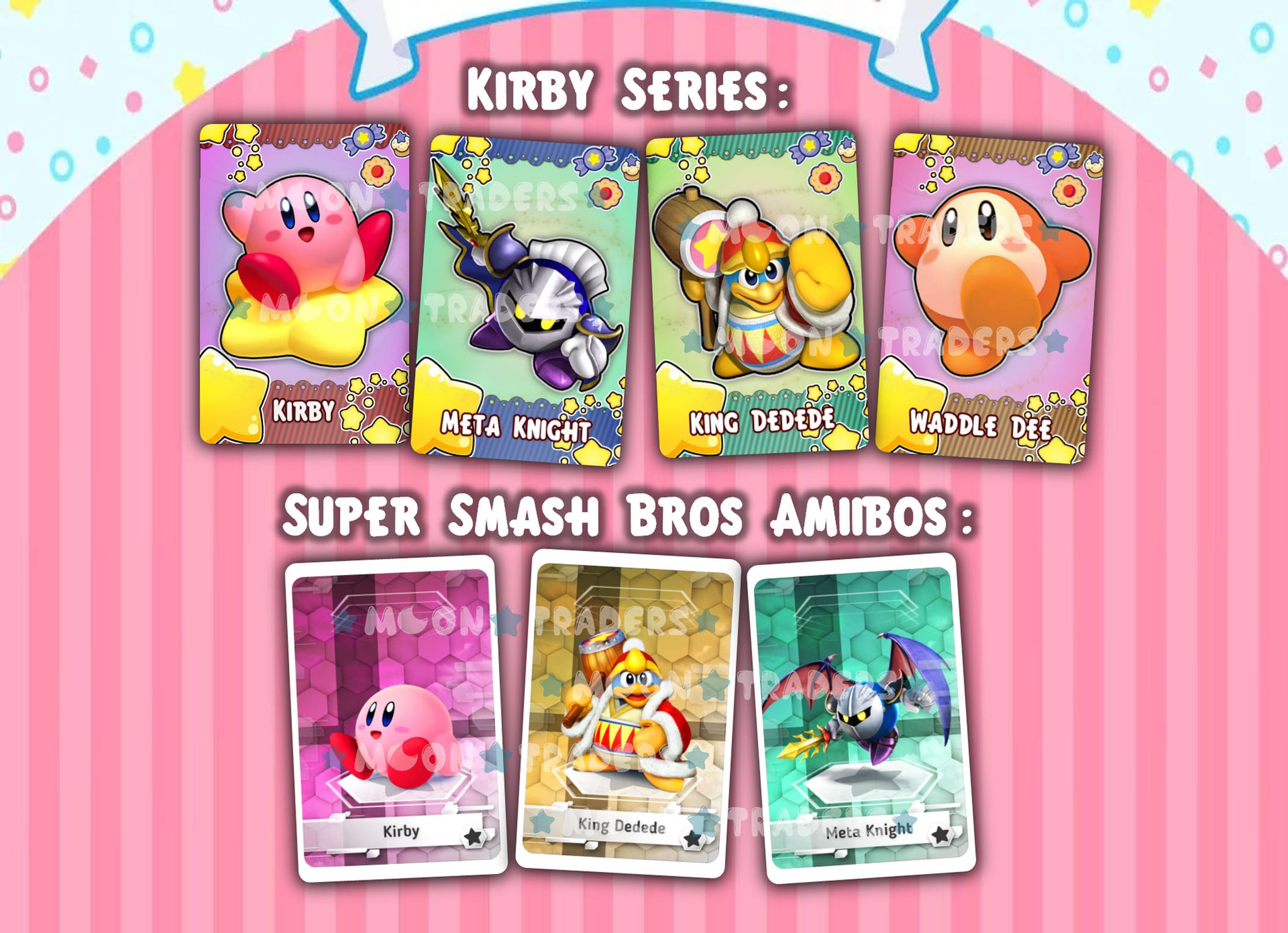 Kirby Series Amiibo Cards – ShopMoonTraders