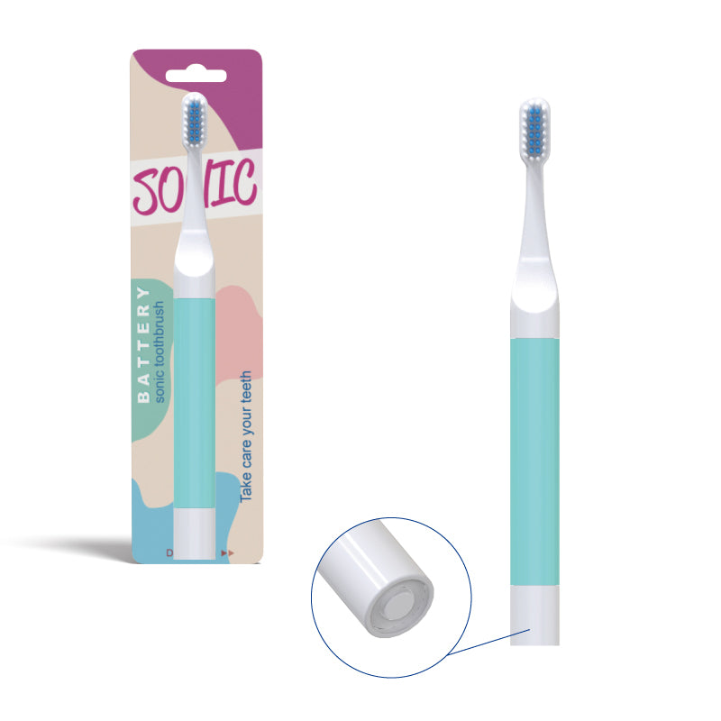 toothbrush with toothpaste attached