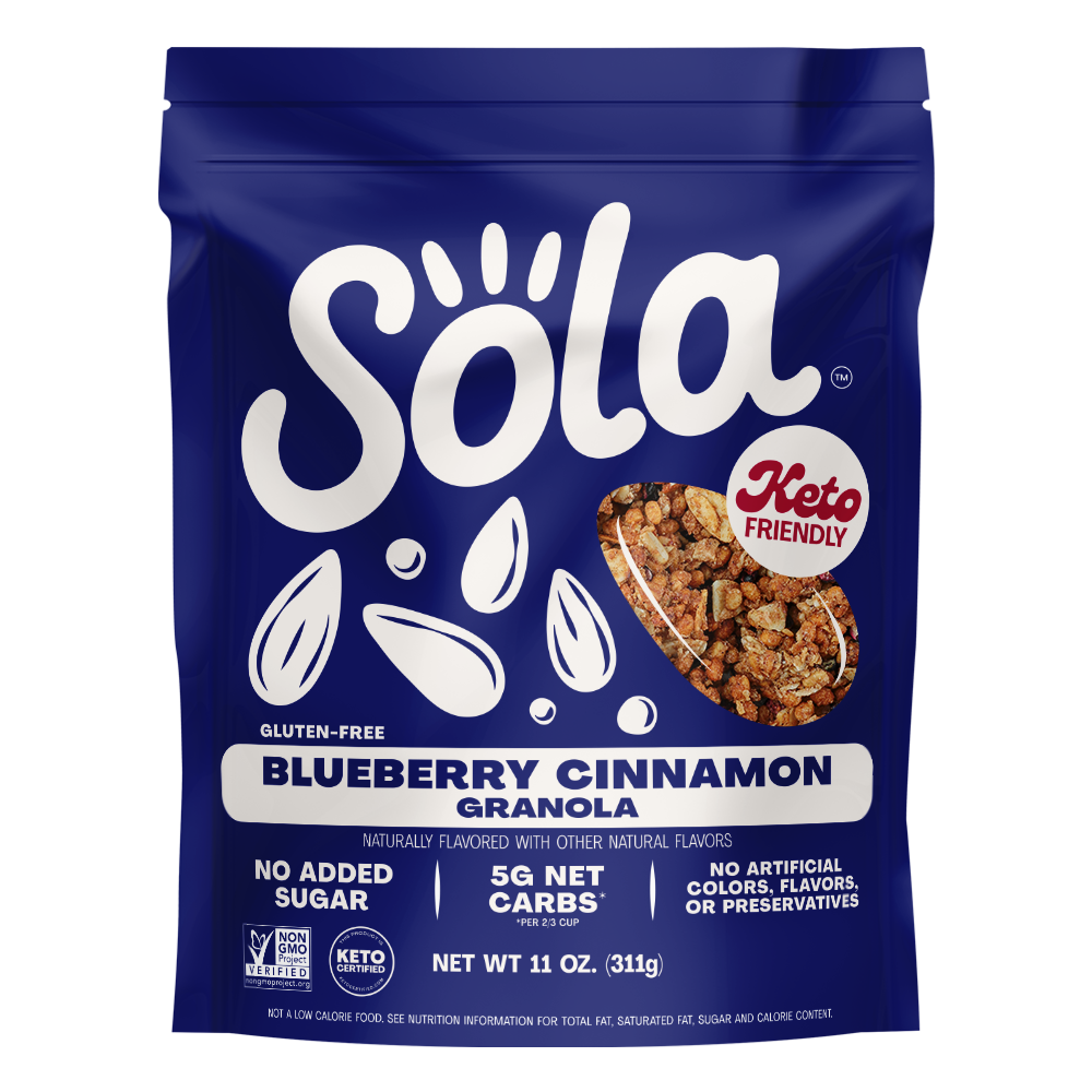 Blueberrry Cinnamon Granola (Pack of 6) - The Sola Company product image