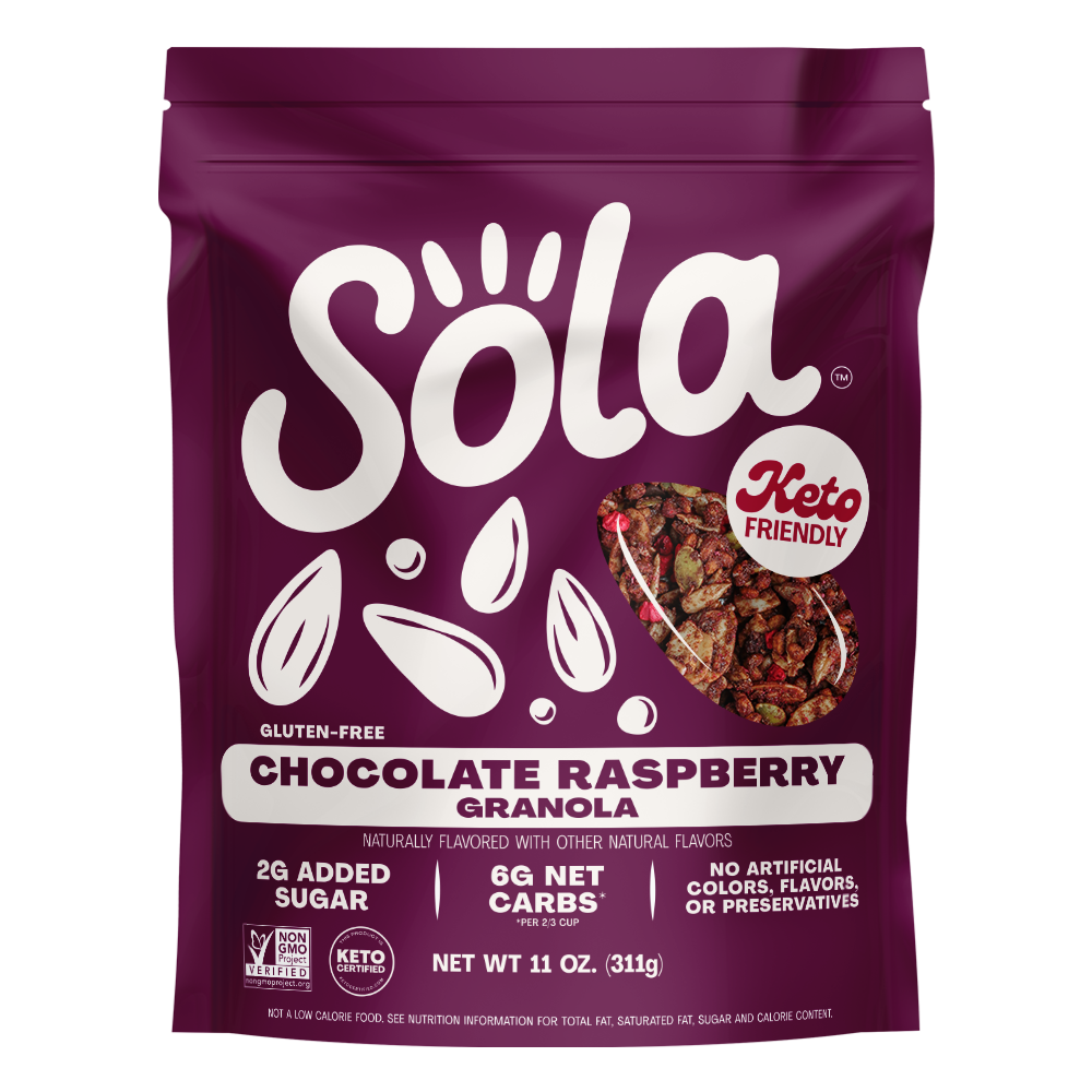 Chocolate Raspberry Granola (Pack of 6) - The Sola Company product image